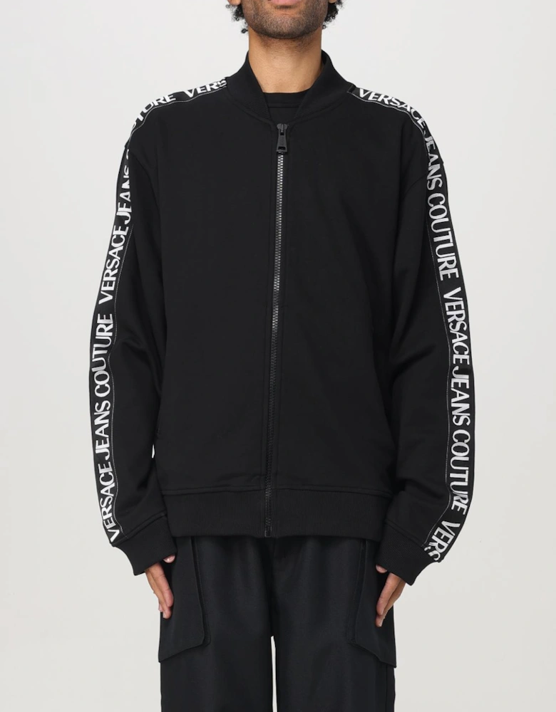 ZipUp Sweatshirt with Sleeve Logo