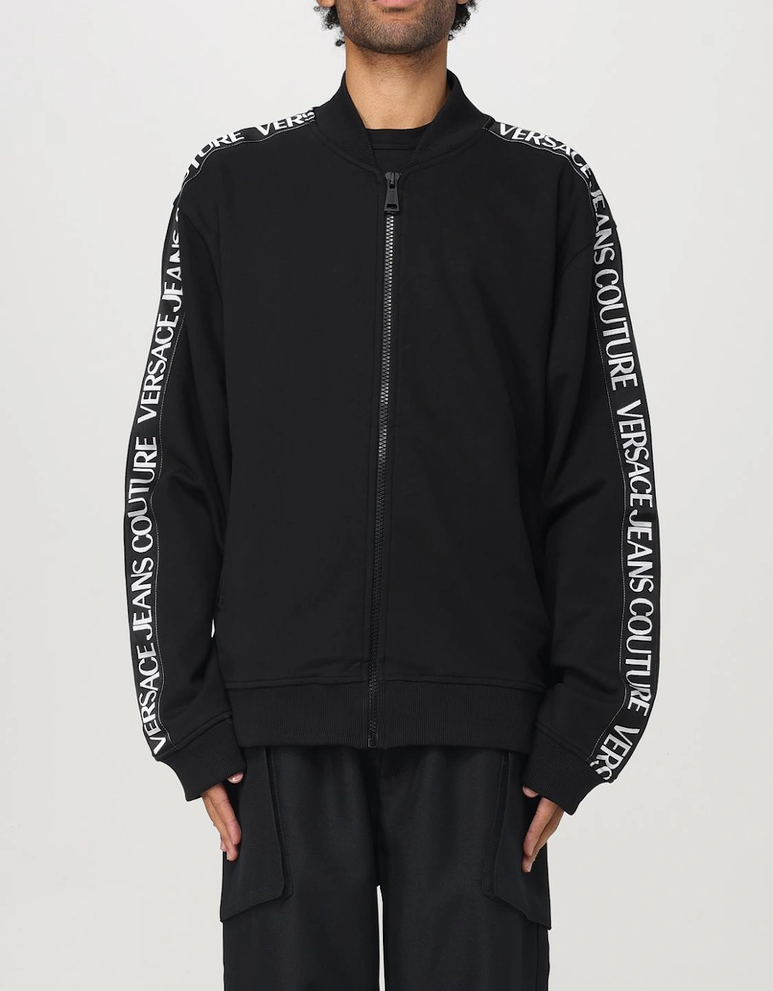 ZipUp Sweatshirt with Sleeve Logo