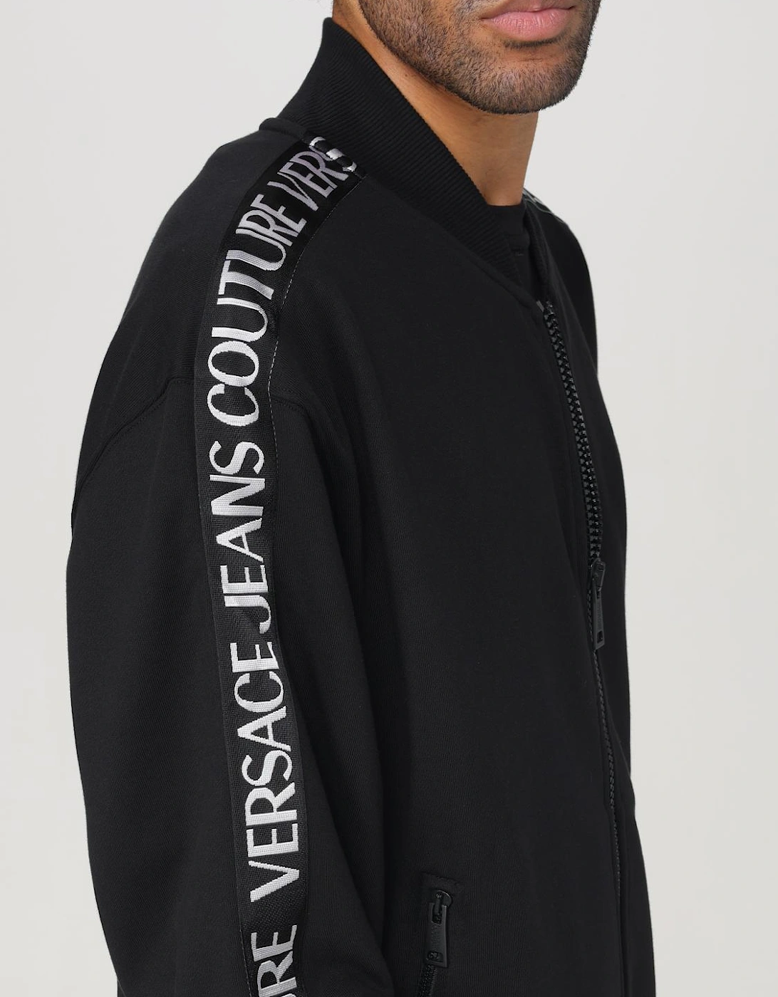 ZipUp Sweatshirt with Sleeve Logo