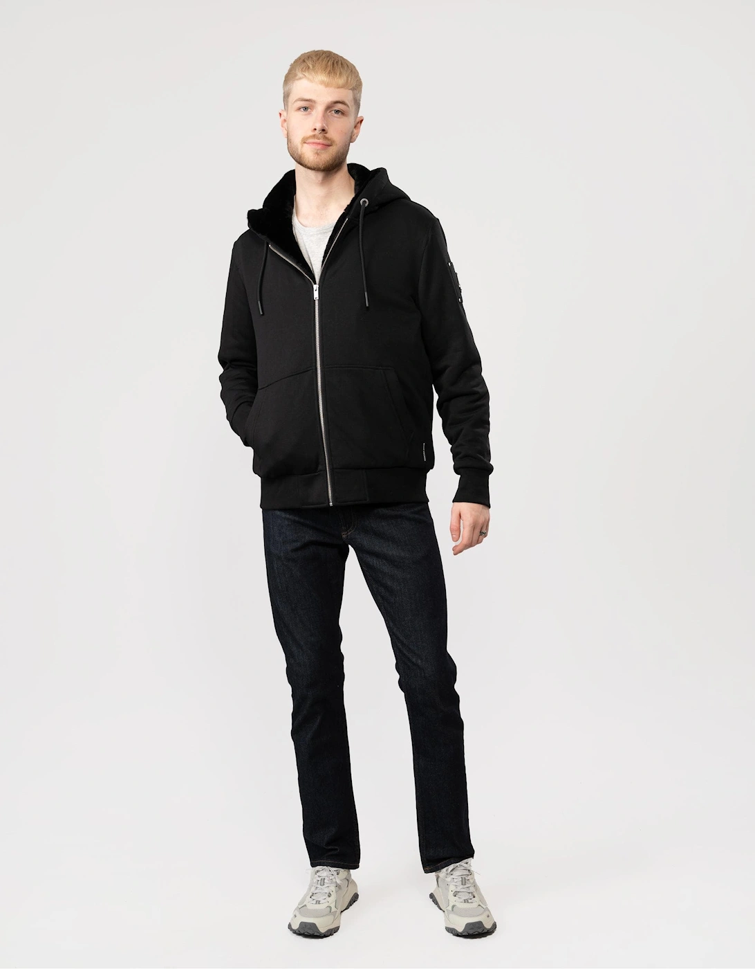 Classic Bunny 3 Mens Fleece Hoodie - Black 292