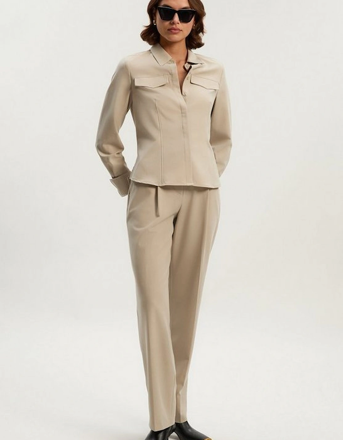 Viscose Blend Tailored Shirt