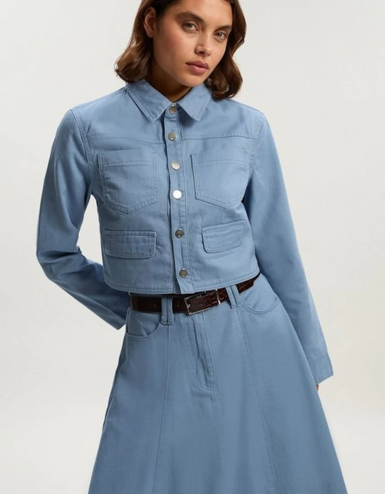 Coloured Denim Jacket