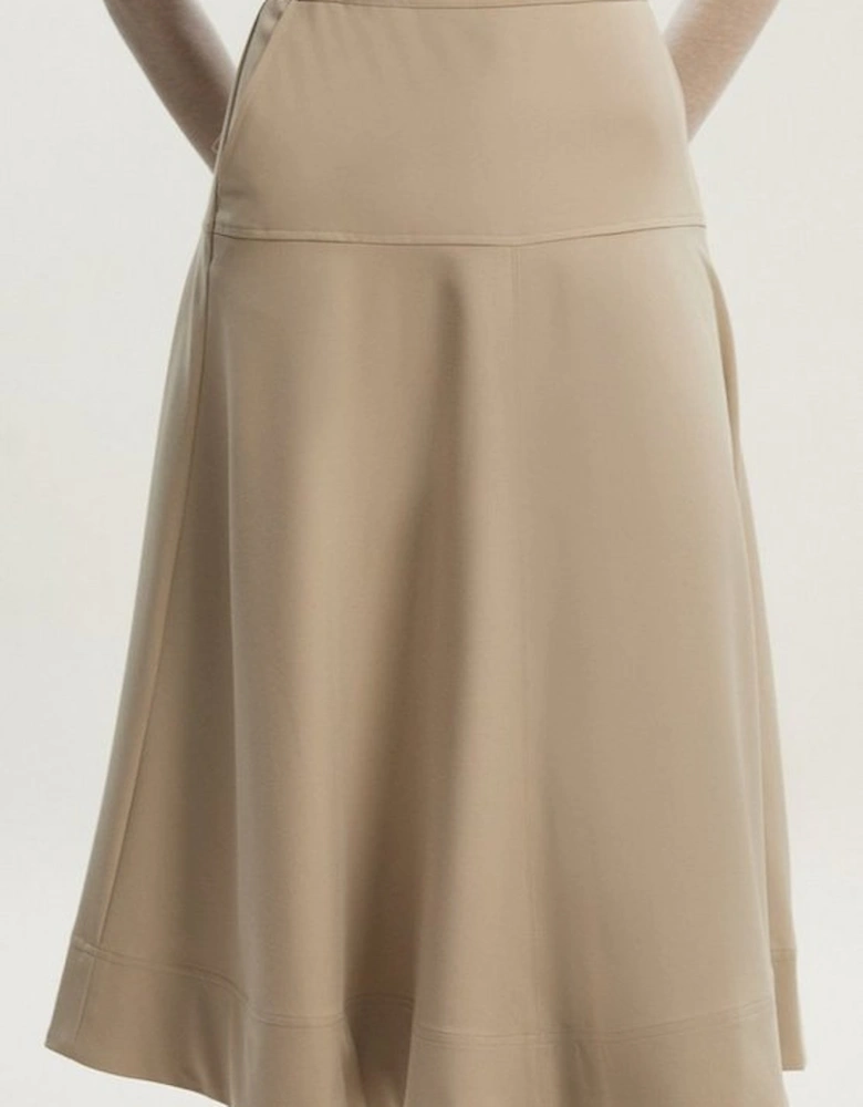 Viscose Blend Tailored Full skirt