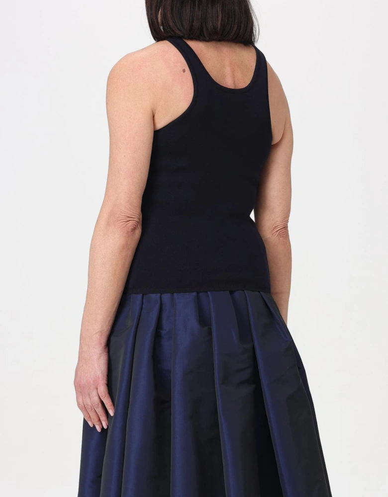 Ribbed Knit Sleeveless Top