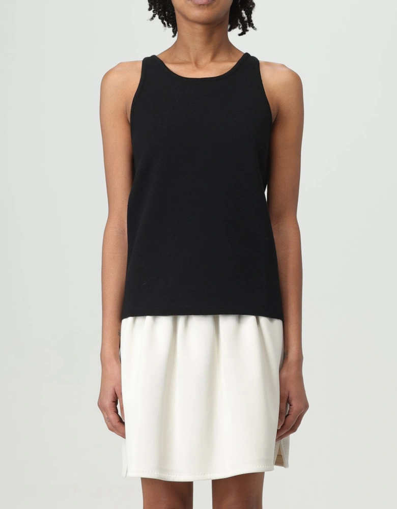 Ribbed Knit Sleeveless Top
