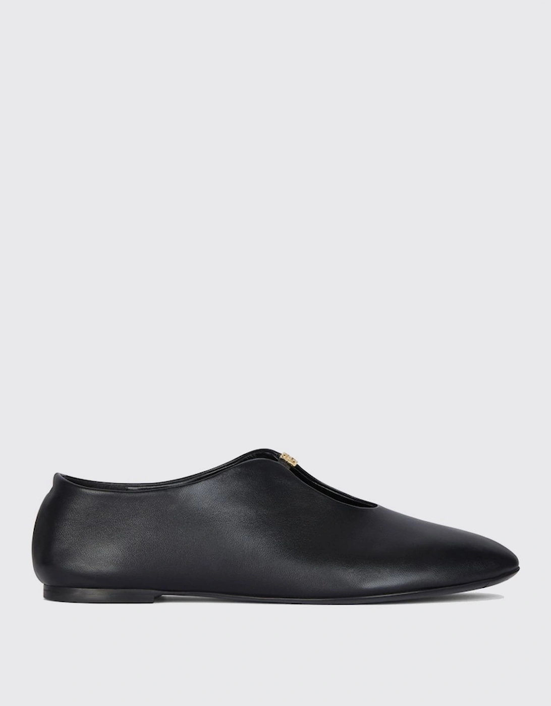VCut Leather Ballerina Flats, 2 of 1
