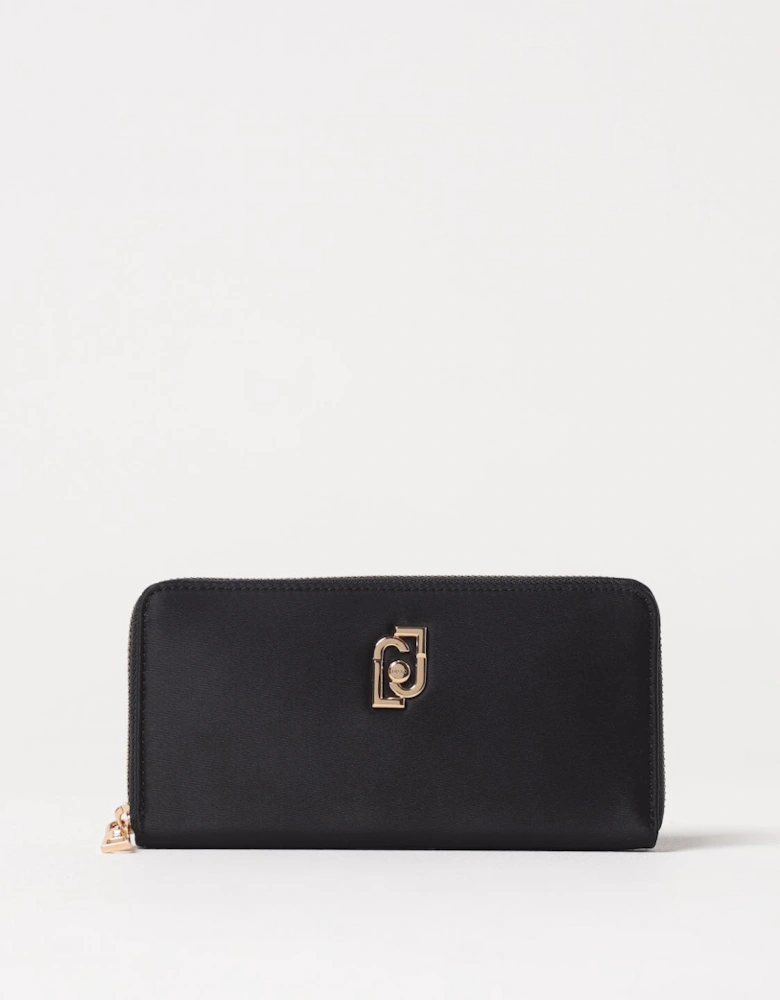ZipAround Wallet with Logo Detail