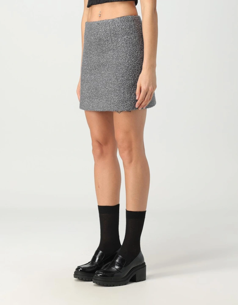Textured Mini ALine Skirt