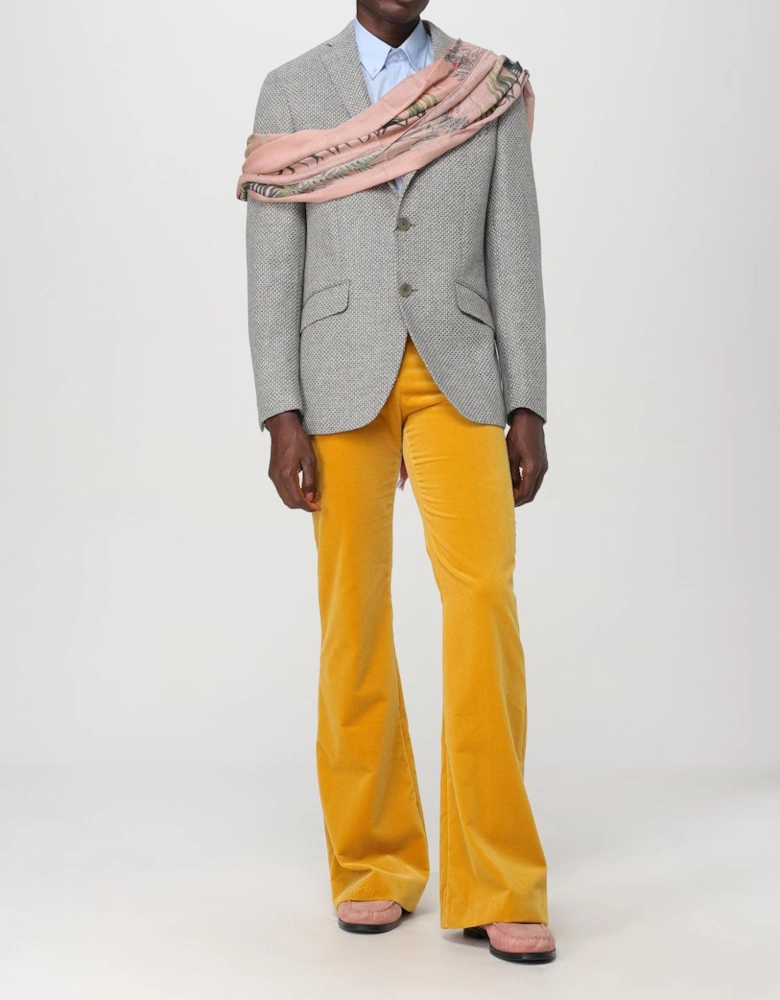 Textured Blazer TwoButton Closure