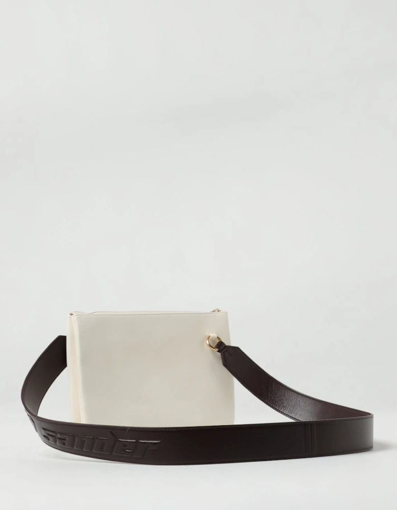 ZipClosure Leather Crossbody Bag