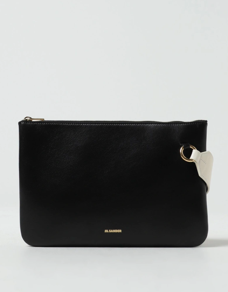ZipClosure Leather Crossbody Bag