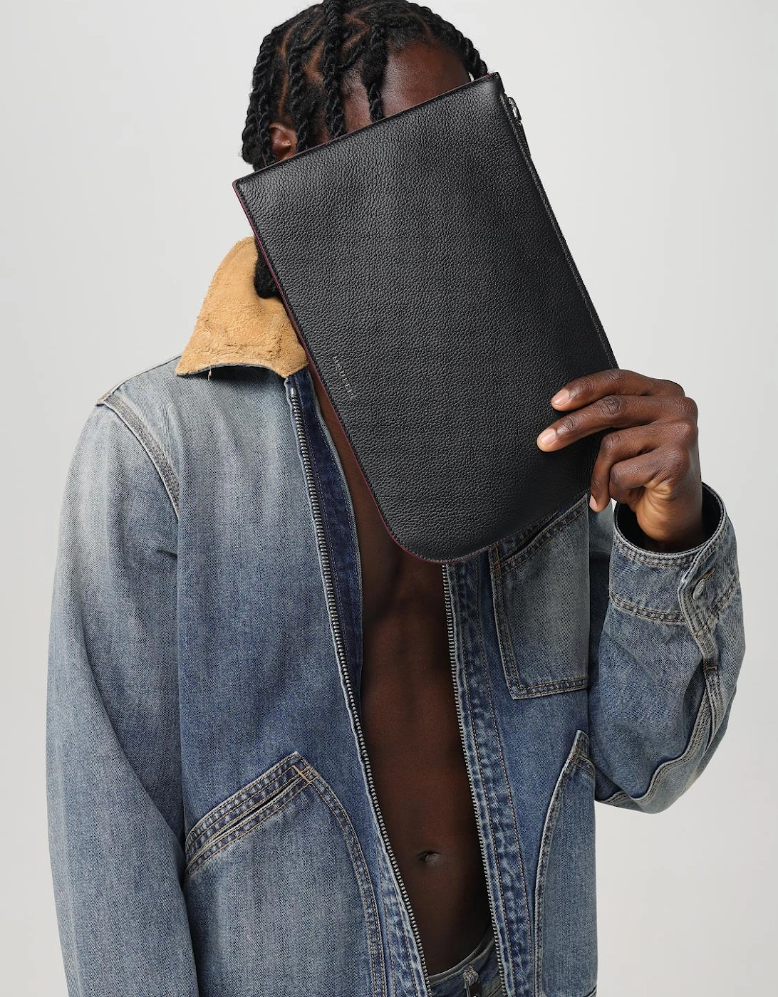 ZipAround Leather Pouch