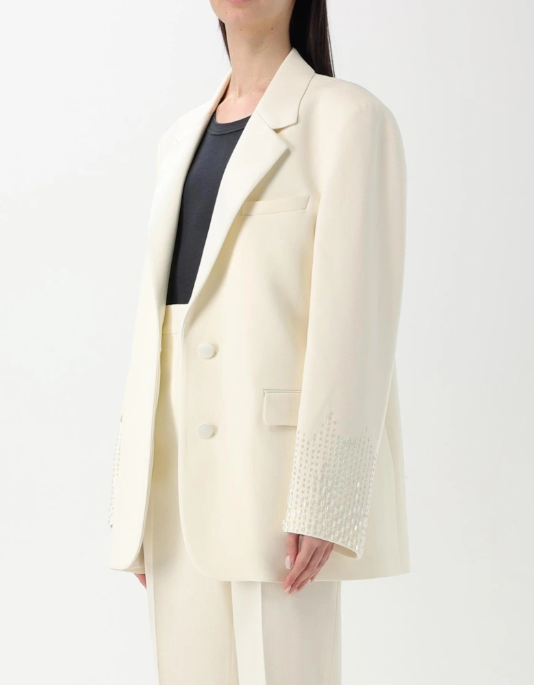 Beaded Cuff Blazer