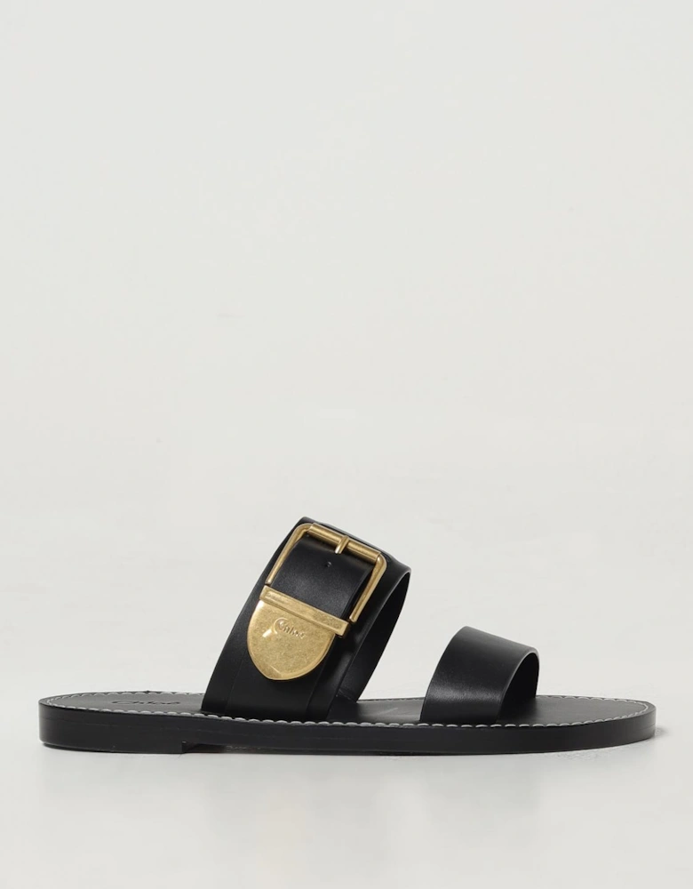 Woody Buckle Slide Sandals