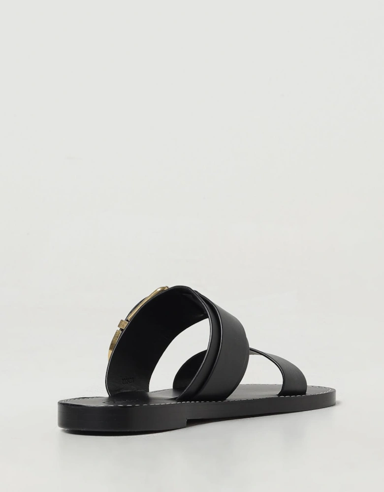 Woody Buckle Slide Sandals