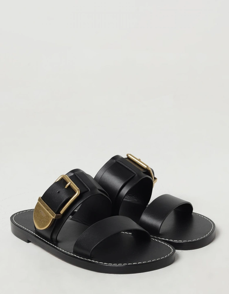 Woody Buckle Slide Sandals