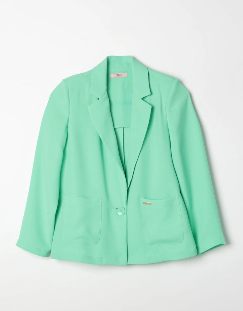 Mint Green SingleButton Blazer