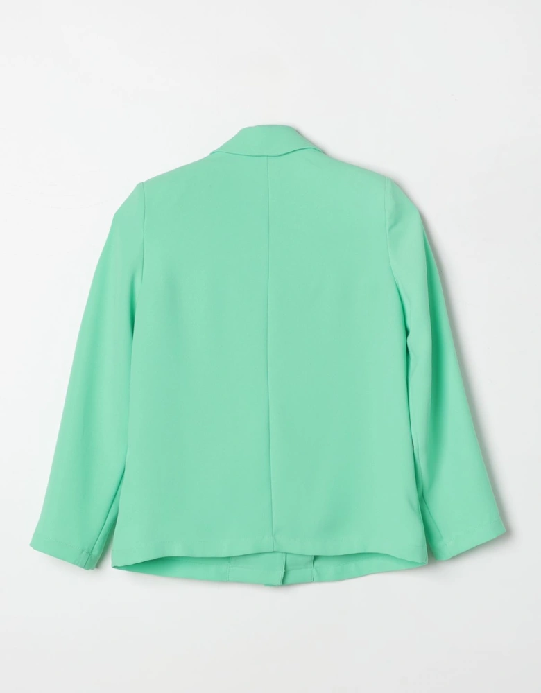 Mint Green SingleButton Blazer