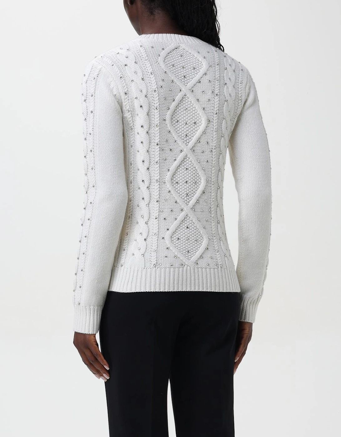 Cable Knit embellished Sweater, 5 of 4