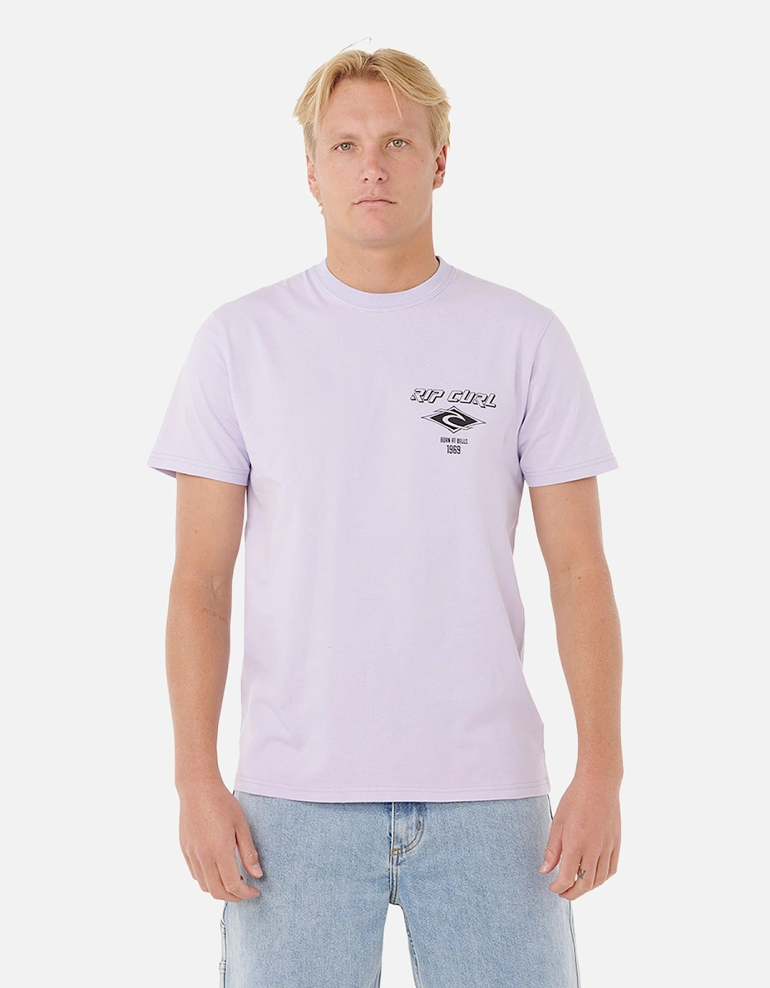 Rip Curl Mens Fade Out Icon Short Sleeve T-Shirt, 2 of 1