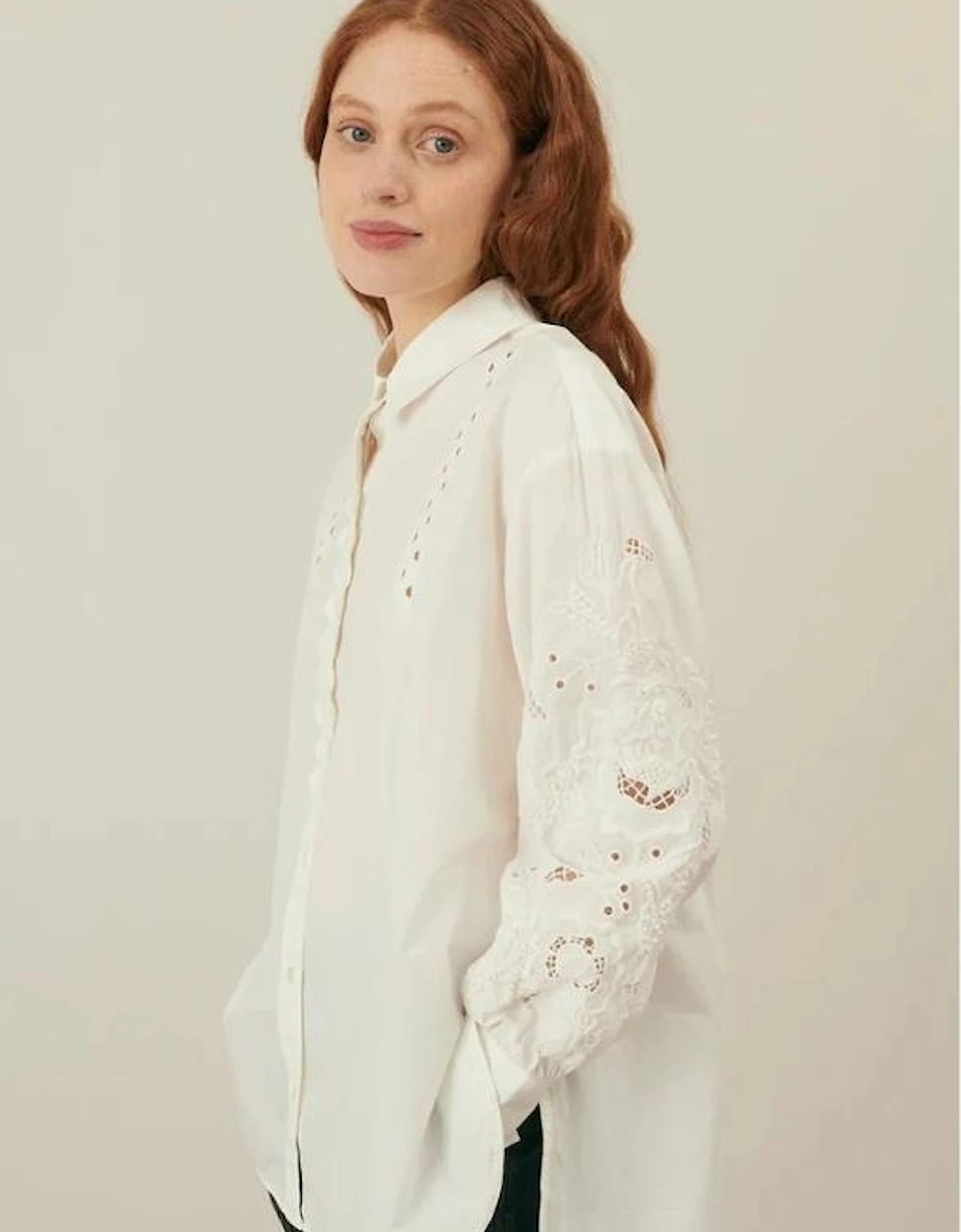 Women's RUPI SHIRT FROM LOUISE MISHA - White - Size: 10