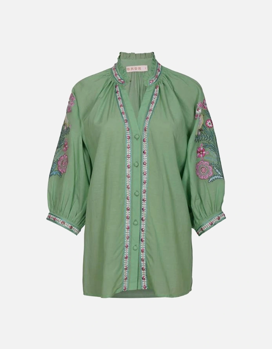 Tiara Blouse - Green Apple, 2 of 1