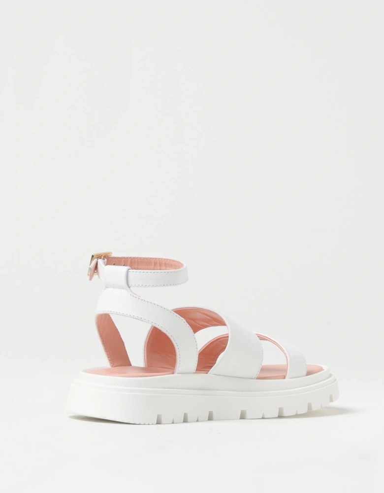 Platform Sandals Buckle Closure