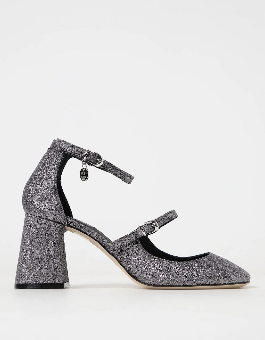 Glitter Mary Jane Pumps Mid Heel, 4 of 3