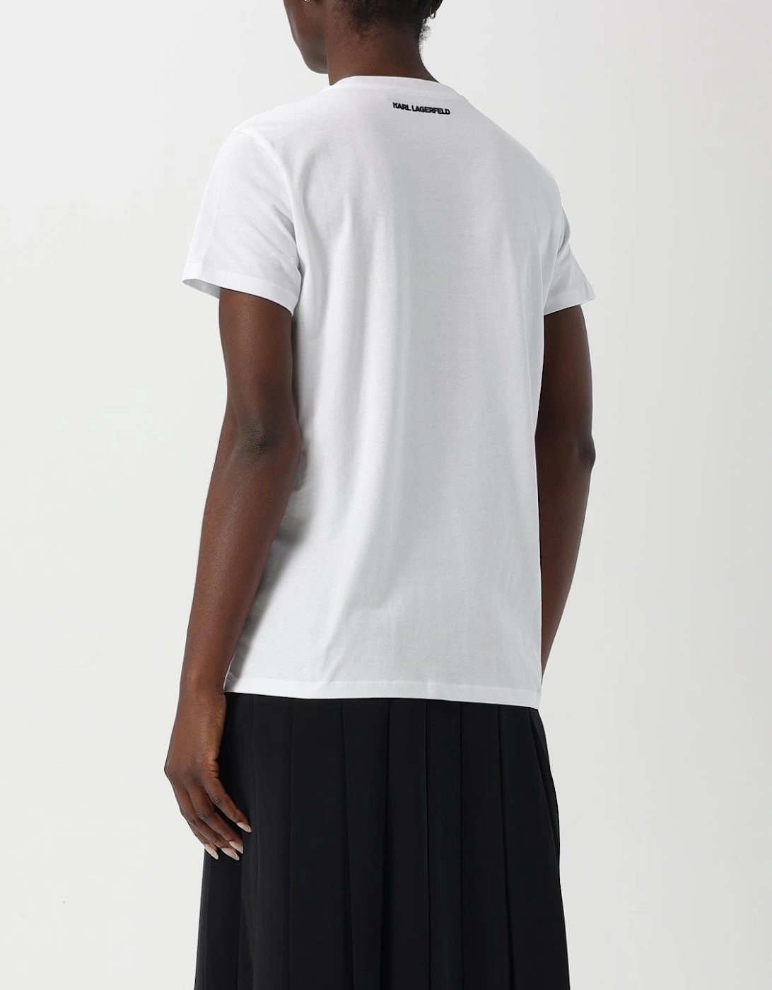 Rhinestone Embellished Tee Choupette Karl