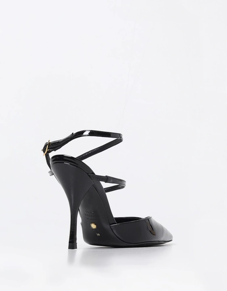 Elegant Pointed Toe Slingback High Heel Dress Shoes