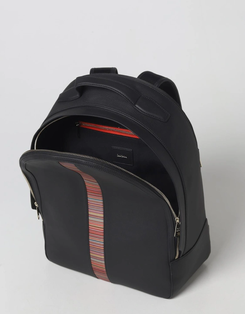 Luxury Leather Backpack with Zipper Closure
