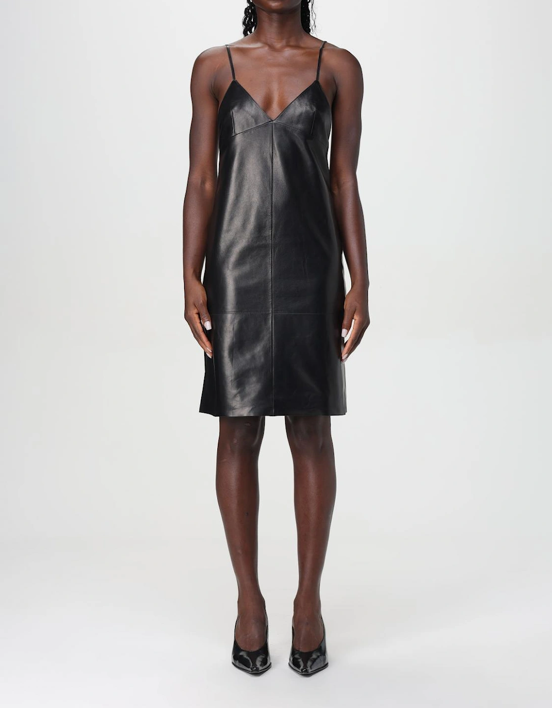 Leather Slip Dress, 6 of 5