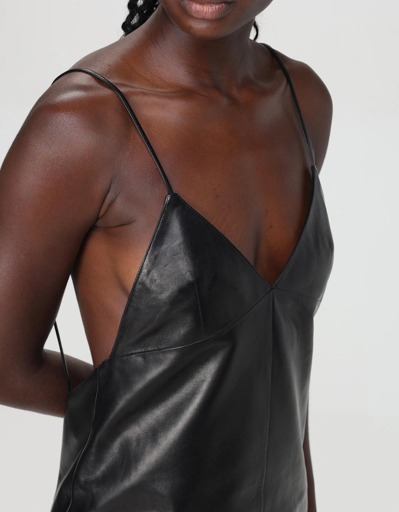 Leather Slip Dress