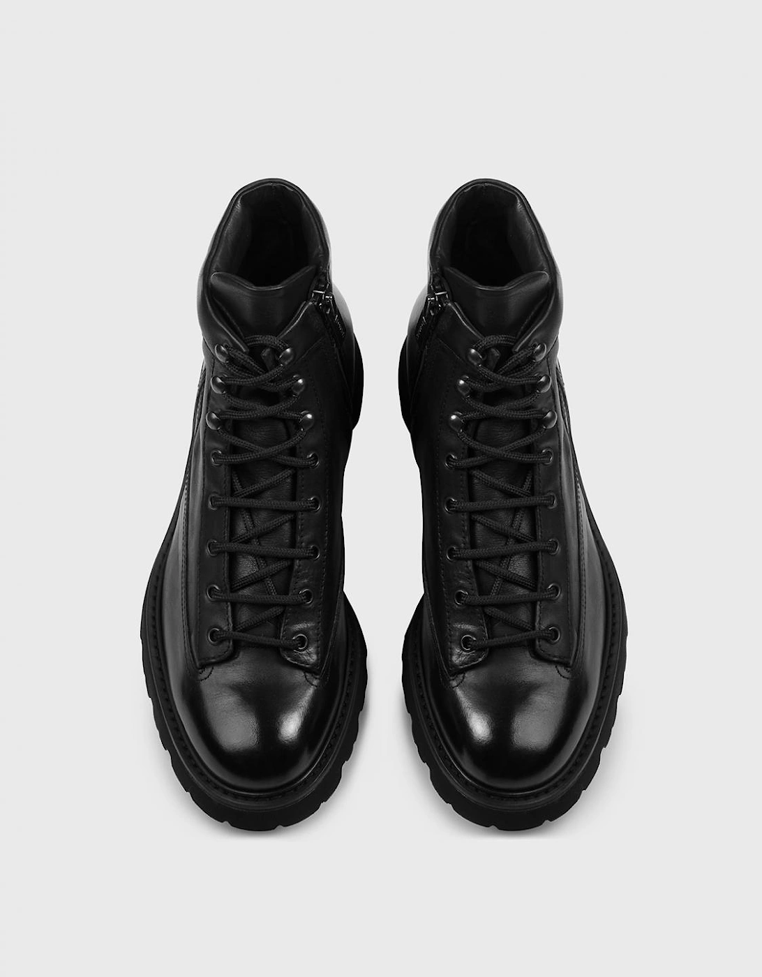 Leather LaceUp Boots