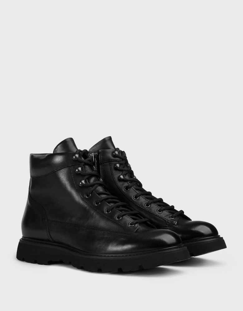 Leather LaceUp Boots
