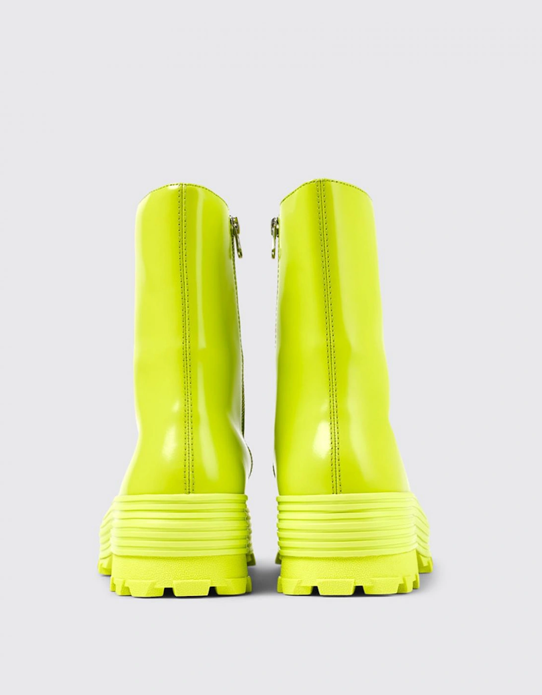 Traktor Neon Yellow Chunky Boots