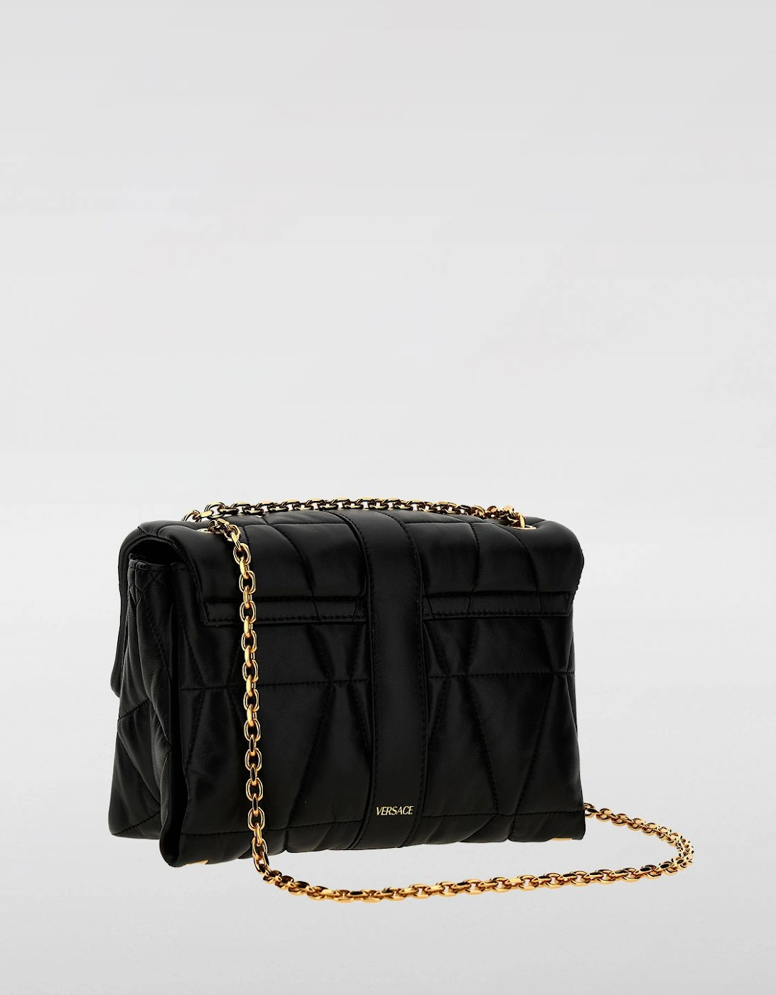 La Medusa Quilted Shoulder Bag