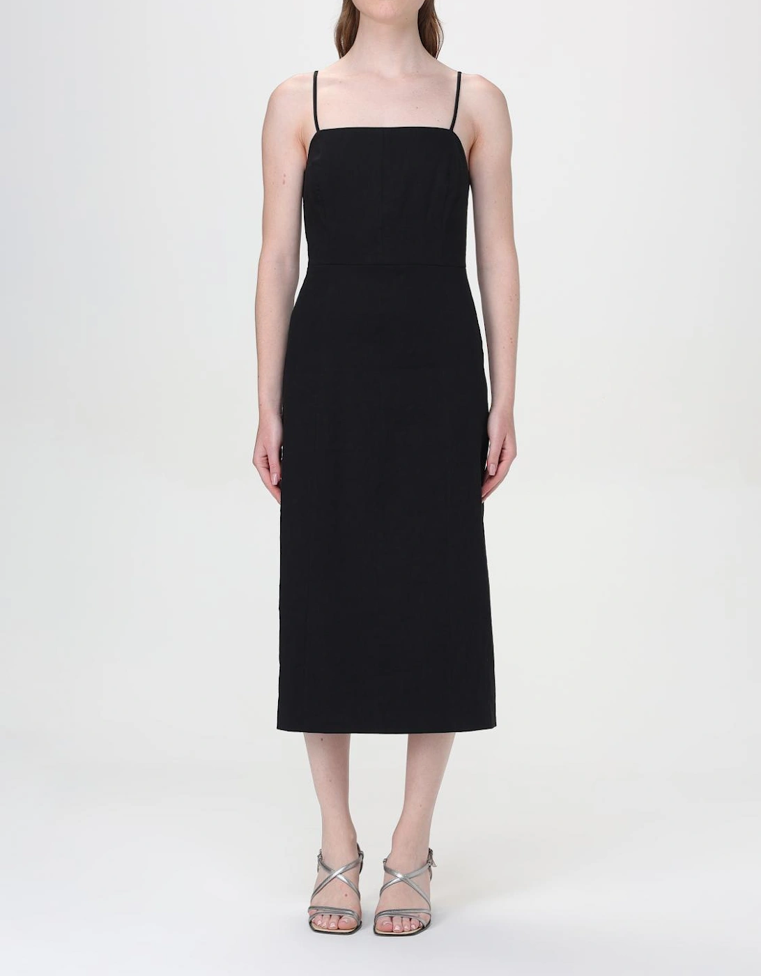 Midi Dress Square Neck Sleeveless, 4 of 3