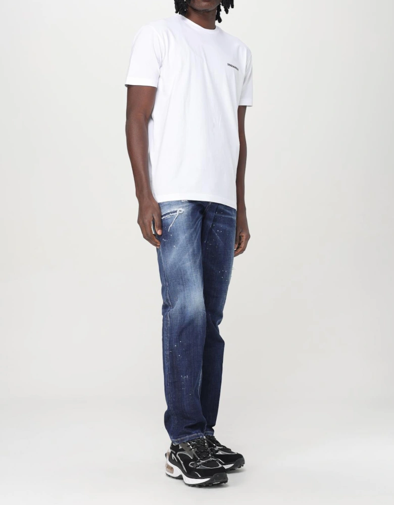 Skater Cool Guy Distressed Jeans