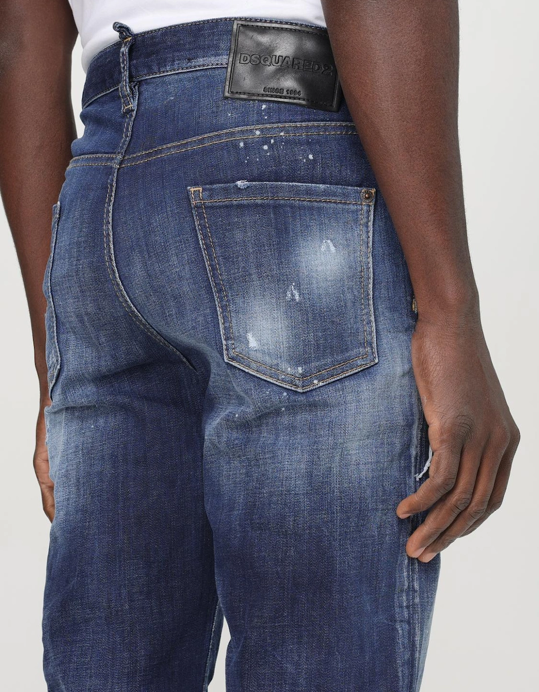 Skater Cool Guy Distressed Jeans