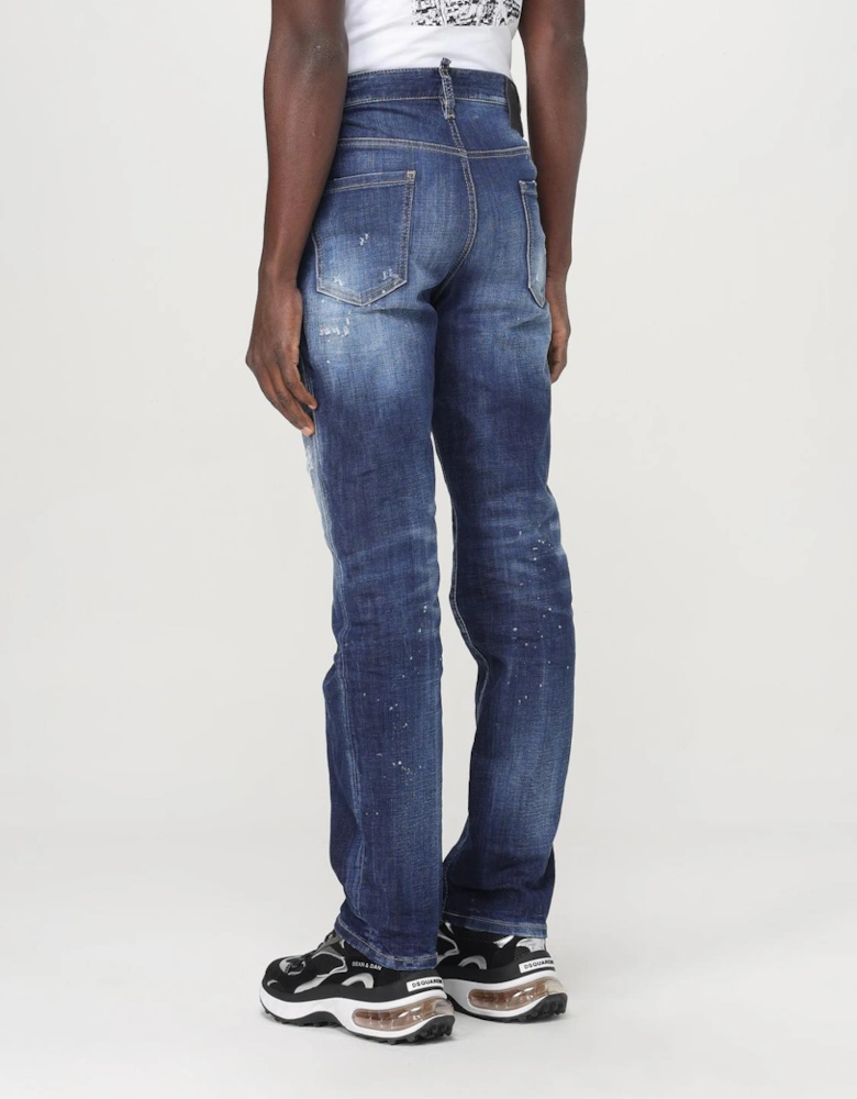 Skater Cool Guy Distressed Jeans