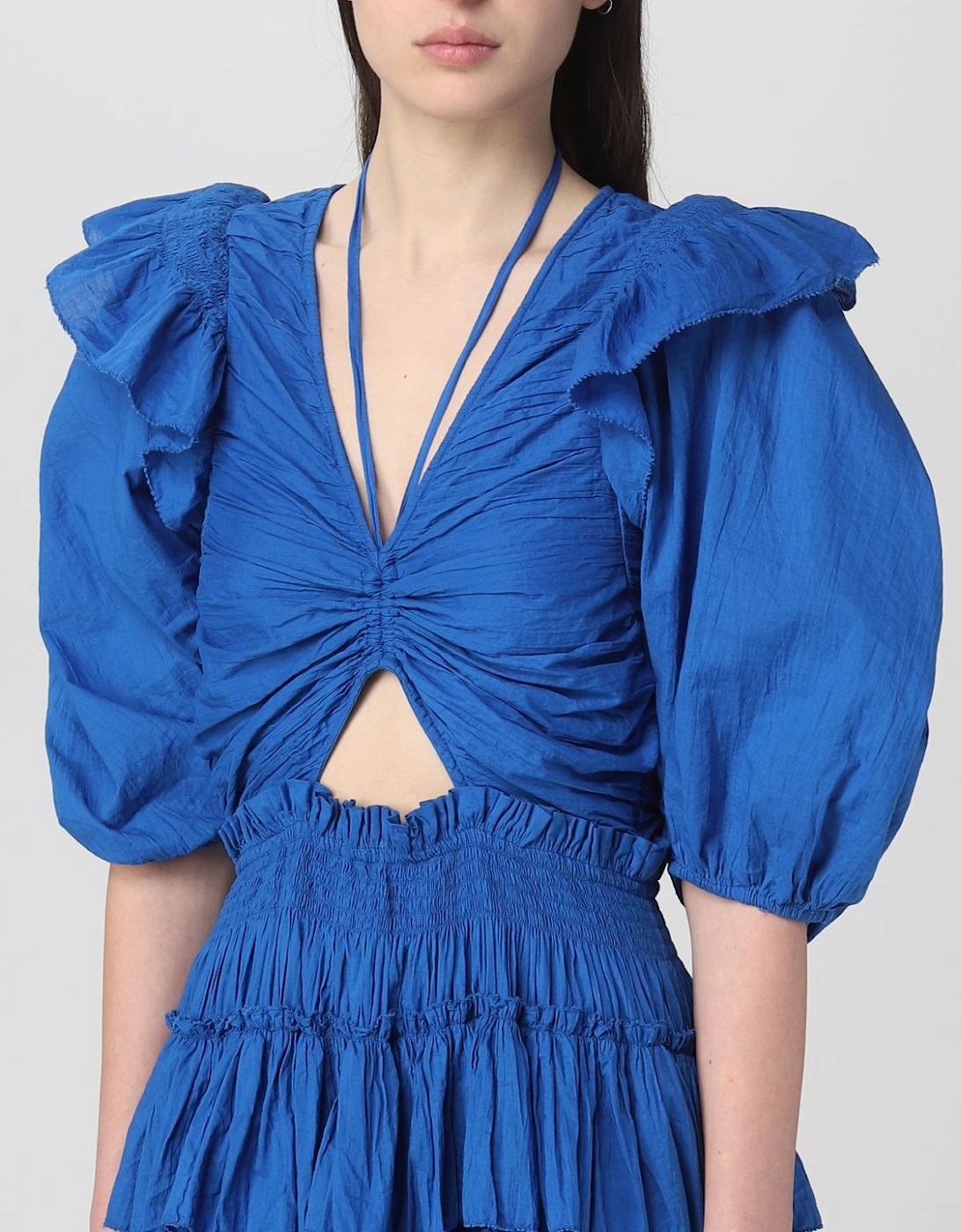 Tiered Ruffle Midi Dress