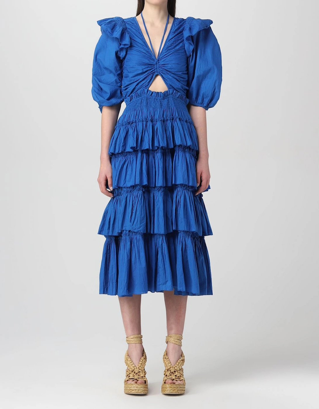 Tiered Ruffle Midi Dress, 4 of 3