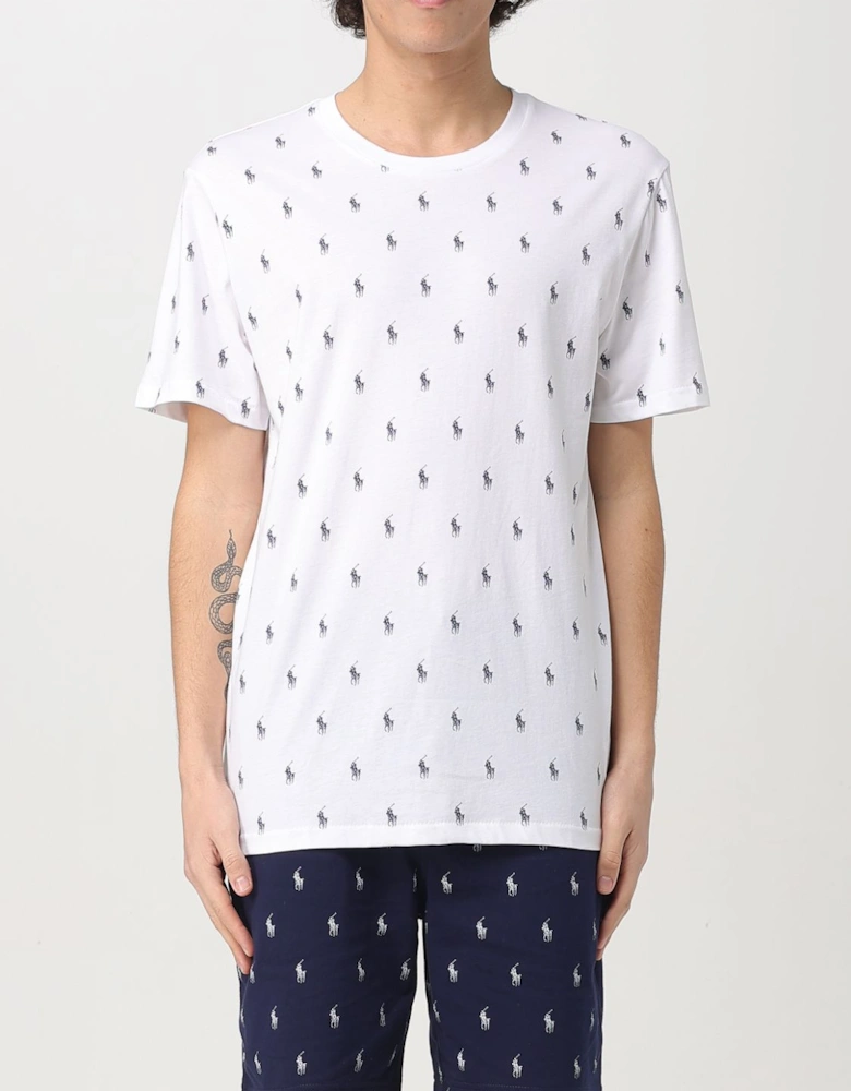 Polo Player Print Sleepwear Set