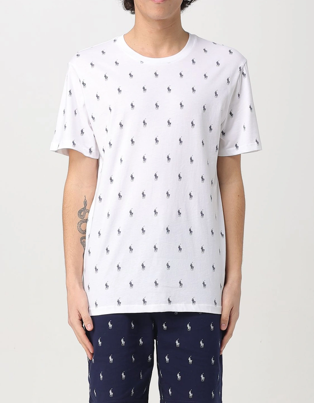 Polo Player Print Sleepwear Set, 8 of 7