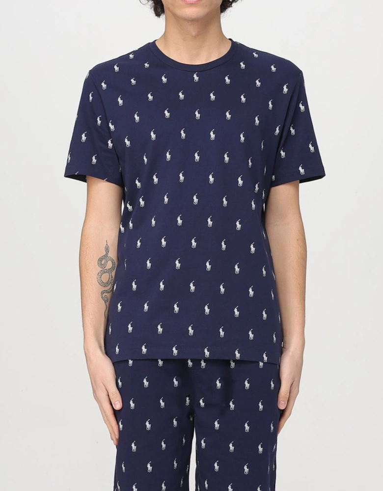 Polo Player Print Sleepwear Set