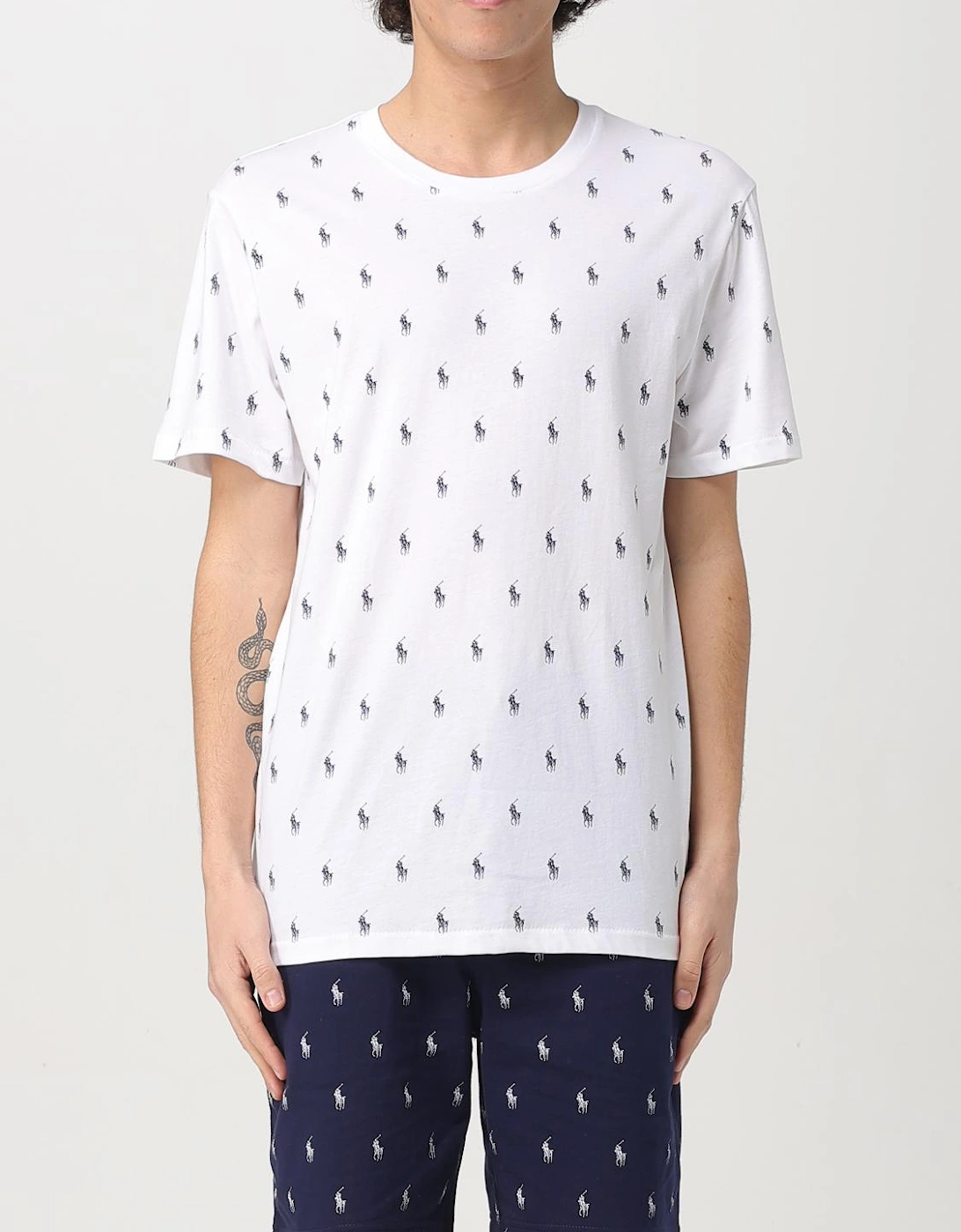 Polo Player Print Sleepwear Set