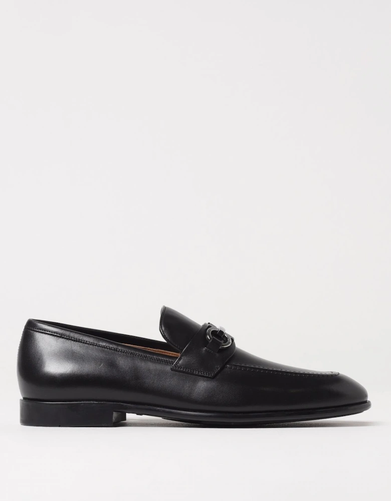 Leather Loafers Gancini Detail