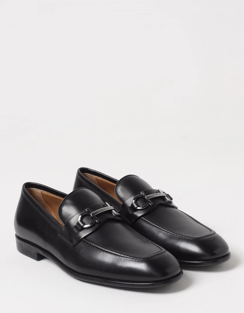 Leather Loafers Gancini Detail
