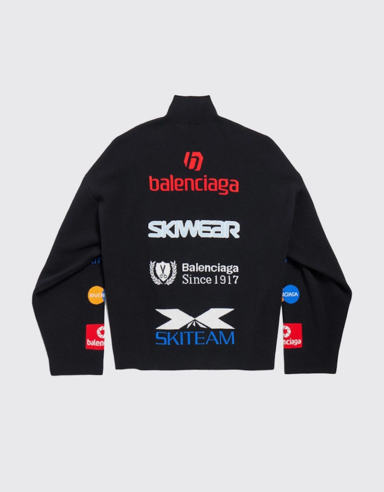 Ski Team Logo Knit Sweater